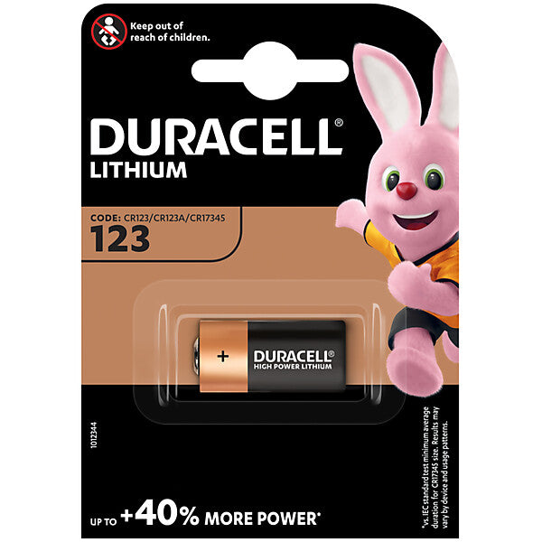 Hückmann Batterie Lithium 3V CR123A Duracell DCR123A (Bli.1)